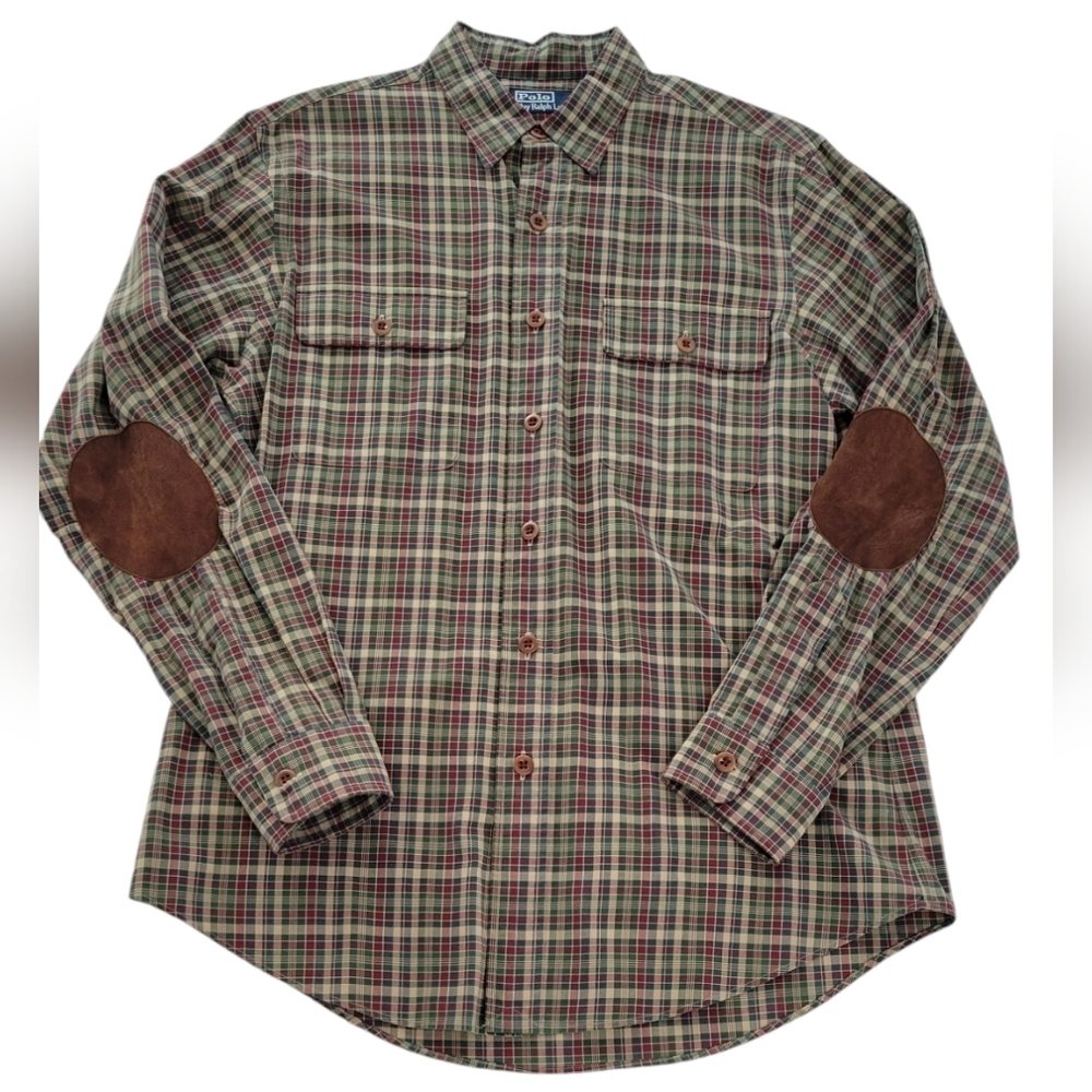 Polo by Ralph Lauren Plaid Button Down Shirt - Green and Brown
